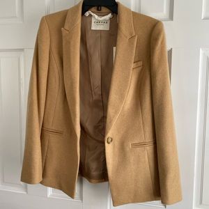 Canvas by Land’s End Camel Blazer